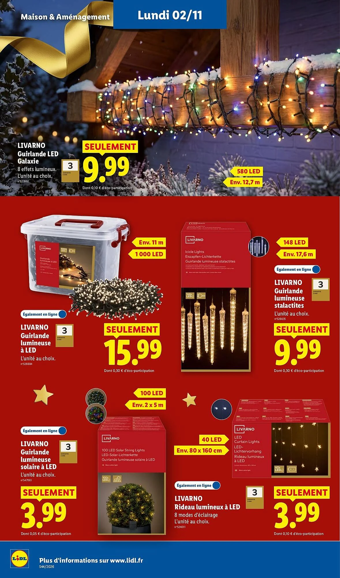 Catalogue Lidl du 29 octobre au 4 novembre 2026, page 56 sur 64
