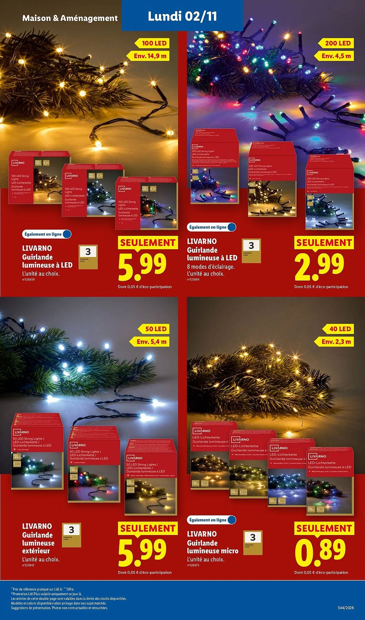 Catalogue Lidl du 29 octobre au 4 novembre 2026, page 57 sur 64