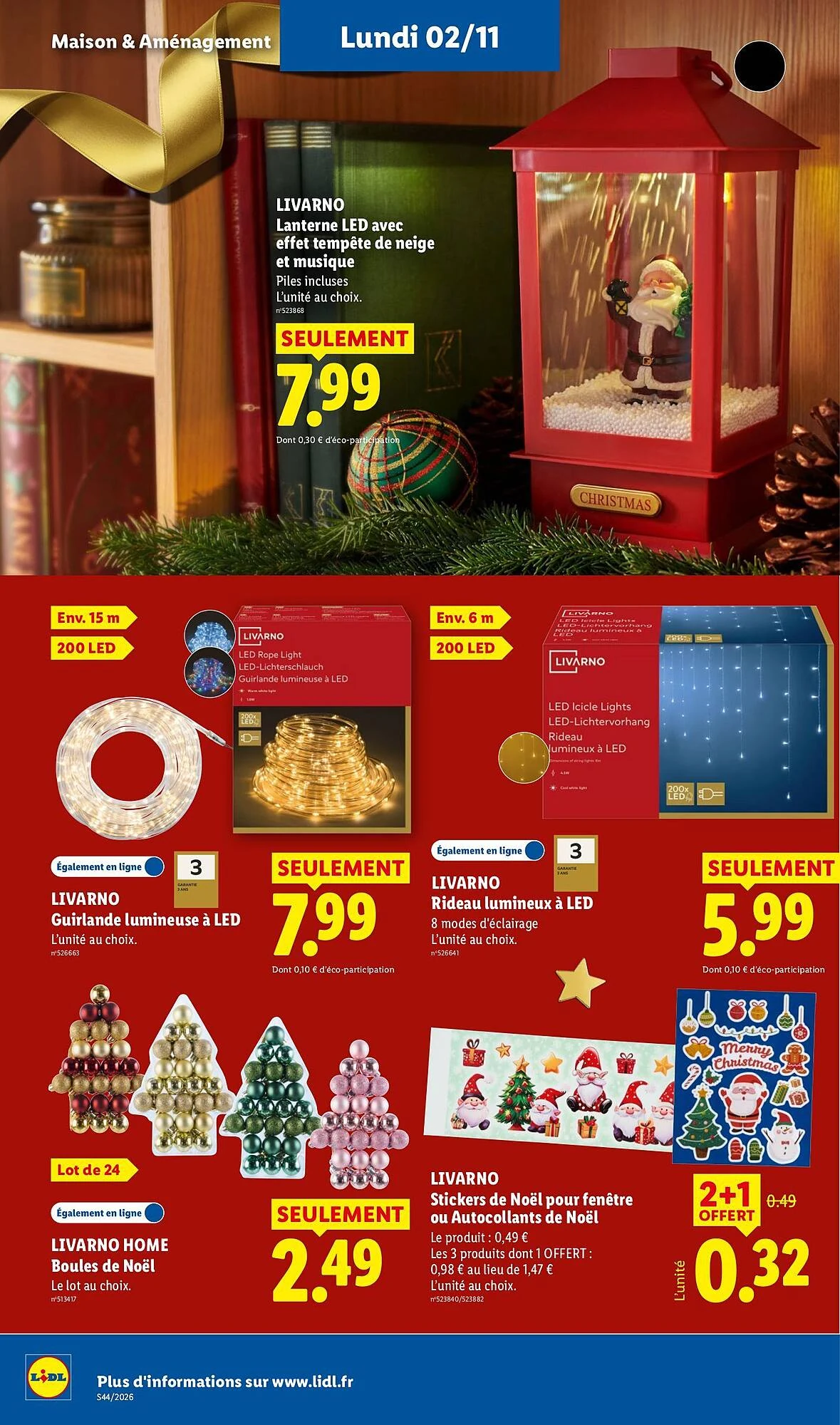 Catalogue Lidl du 29 octobre au 4 novembre 2026, page 58 sur 64
