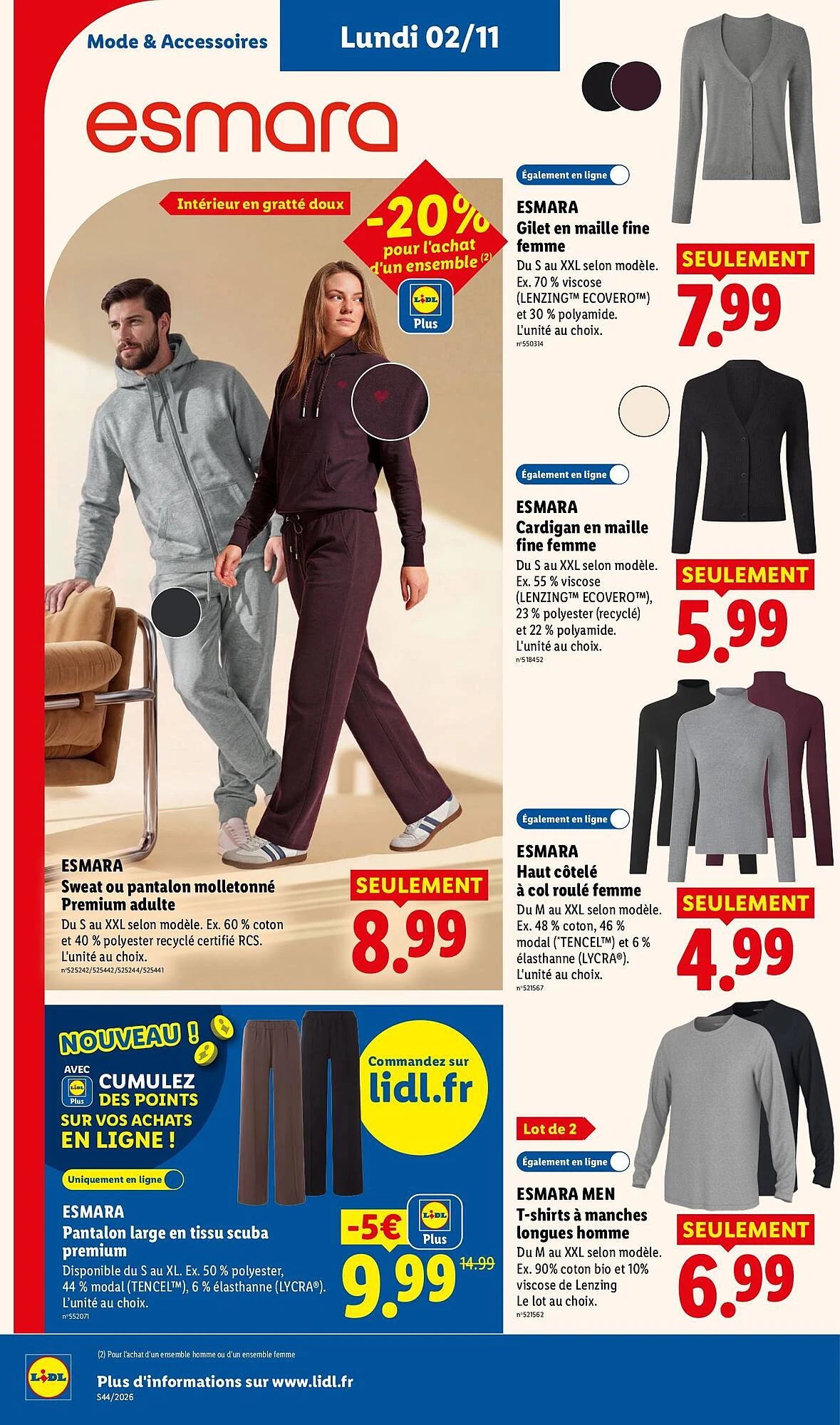 Catalogue Lidl du 29 octobre au 4 novembre 2026, page 60 sur 64