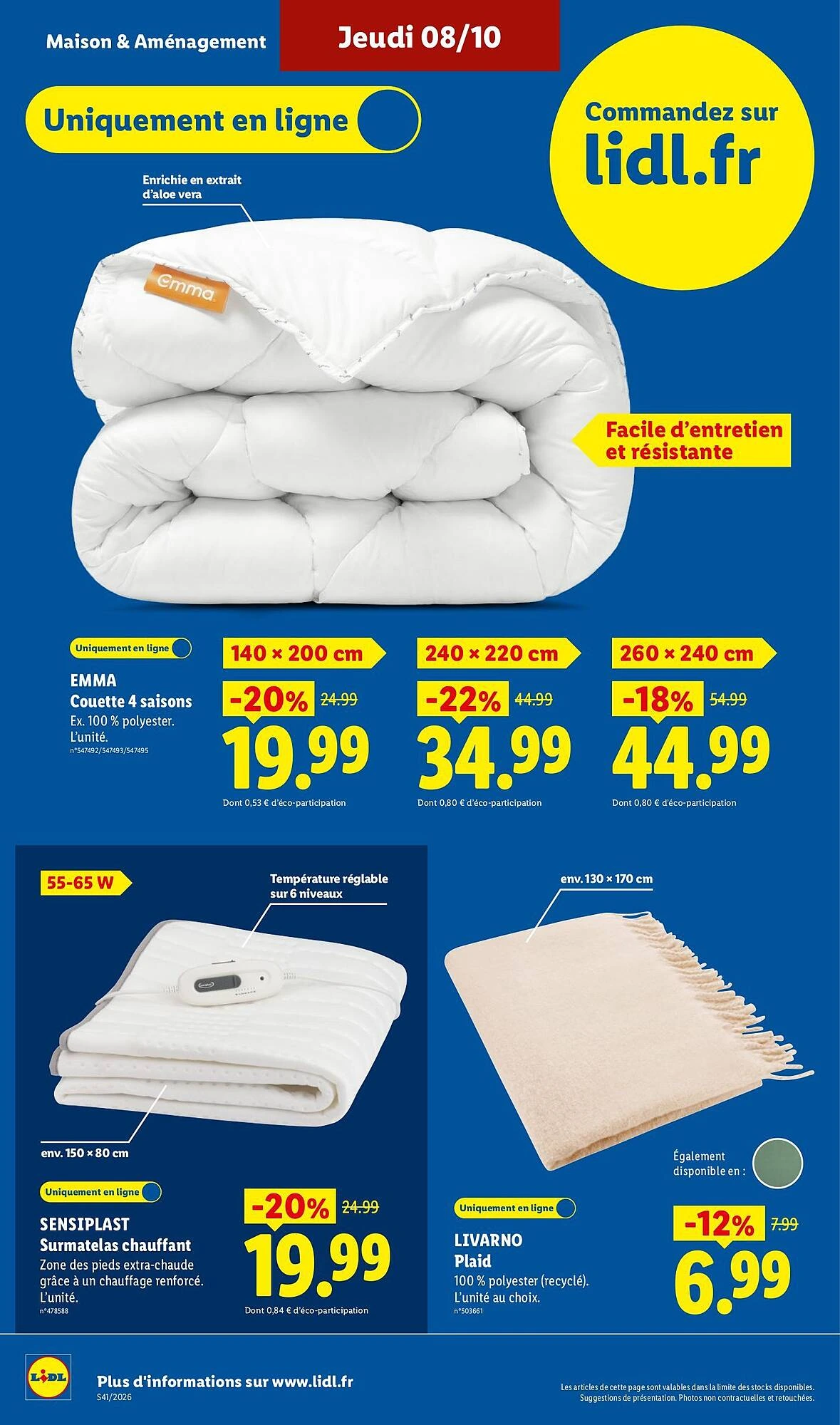 Catalogue Lidl du 8 au 14 octobre 2026, page 32 sur 61