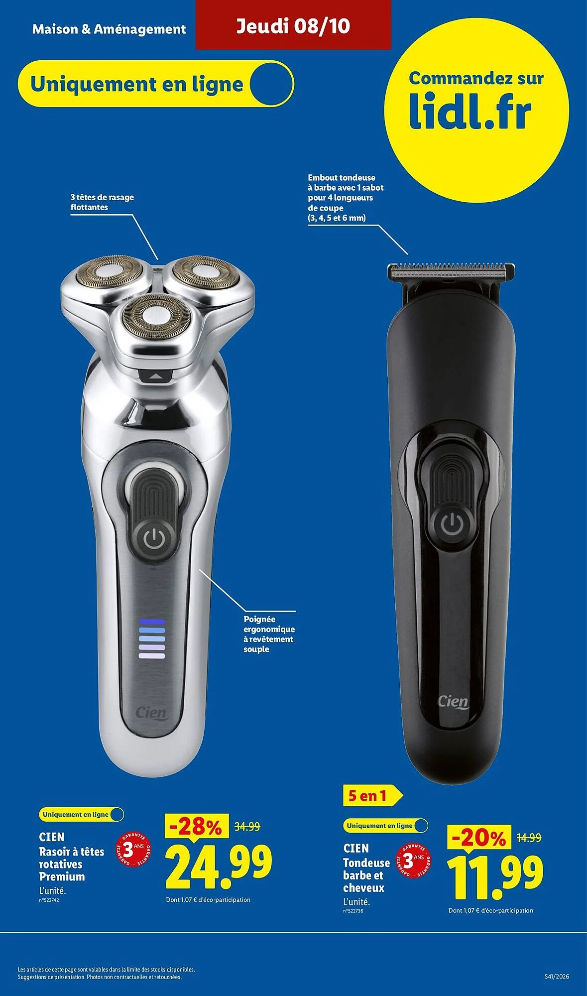 Catalogue Lidl du 8 au 14 octobre 2026, page 33 sur 61