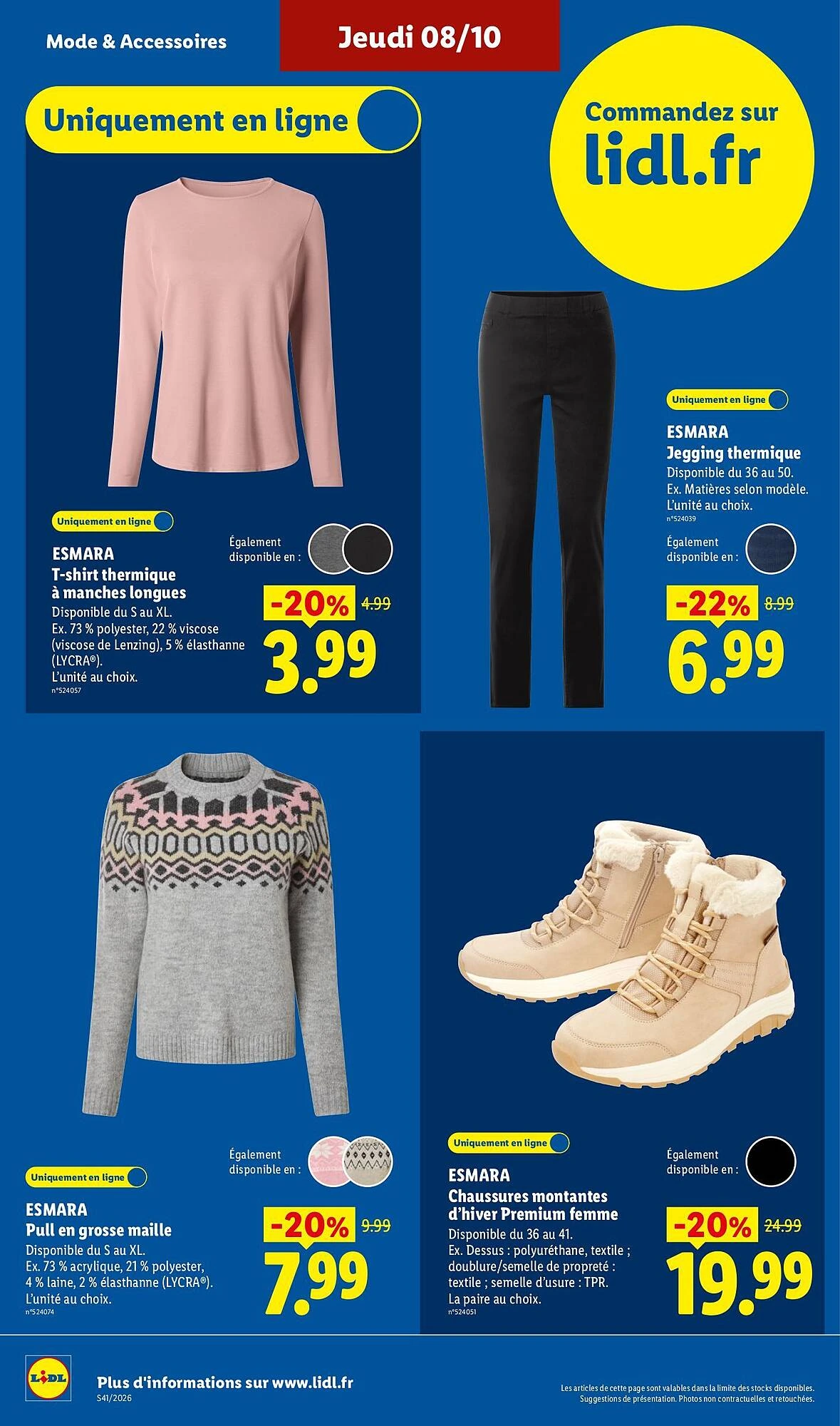 Catalogue Lidl du 8 au 14 octobre 2026, page 34 sur 61