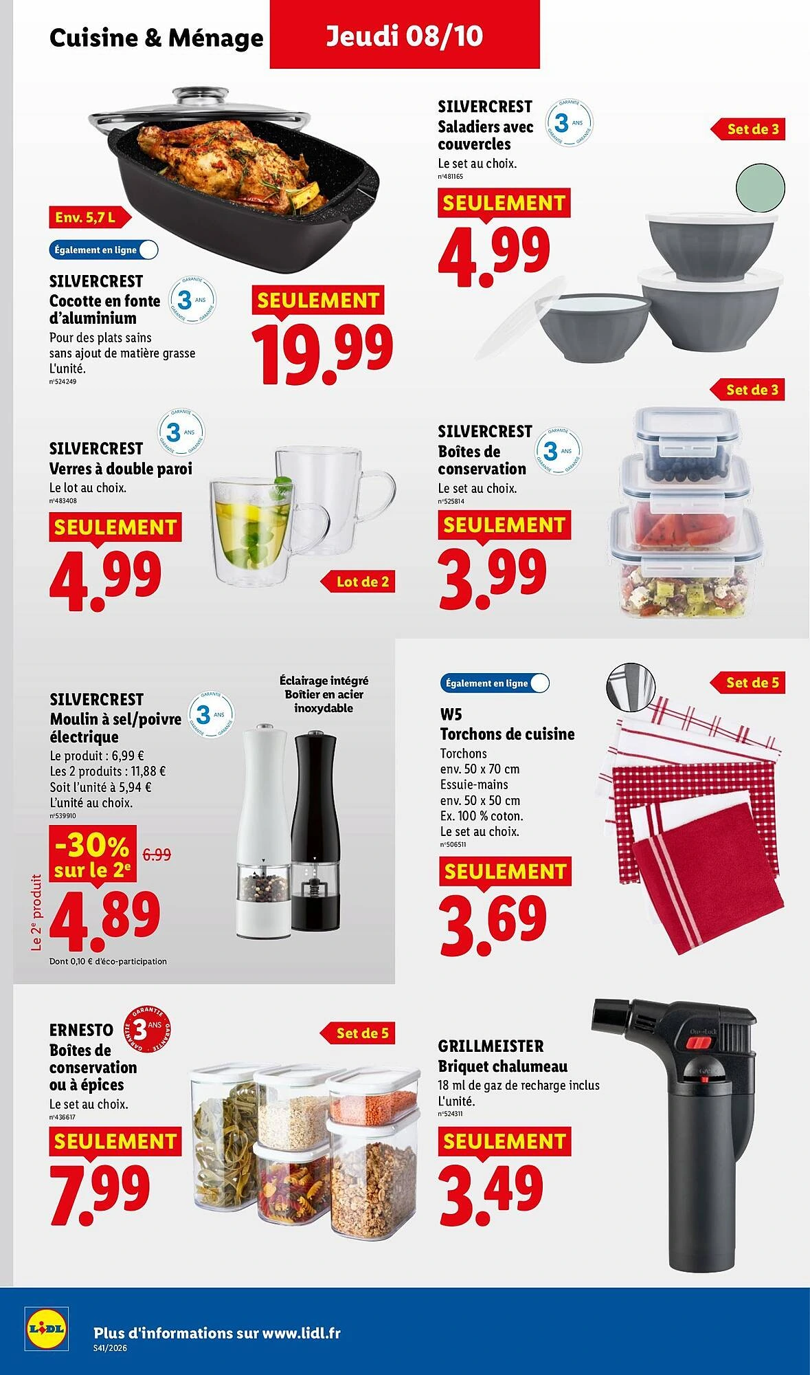 Catalogue Lidl du 8 au 14 octobre 2026, page 40 sur 61