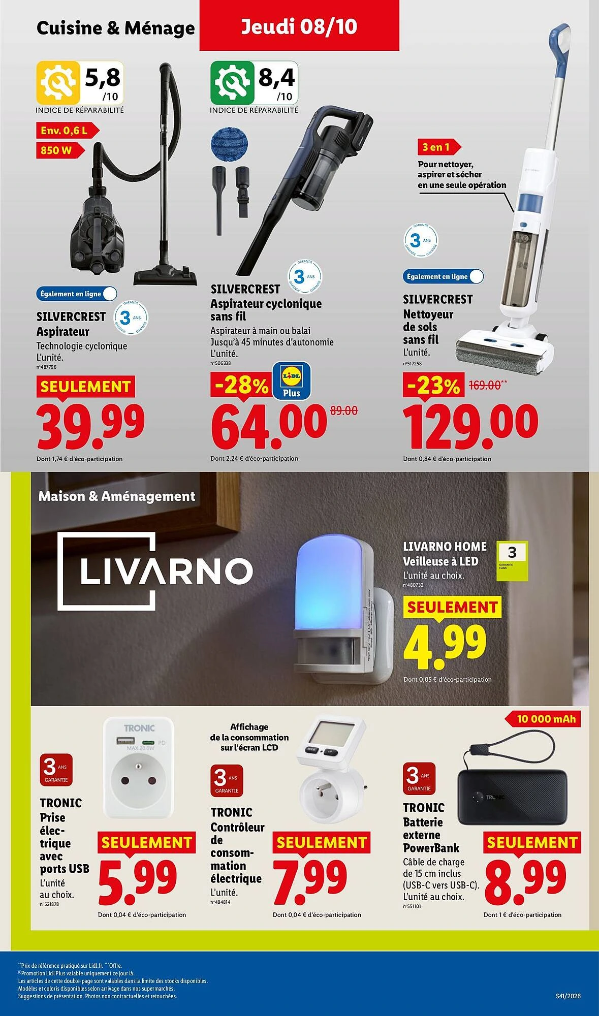 Catalogue Lidl du 8 au 14 octobre 2026, page 41 sur 61