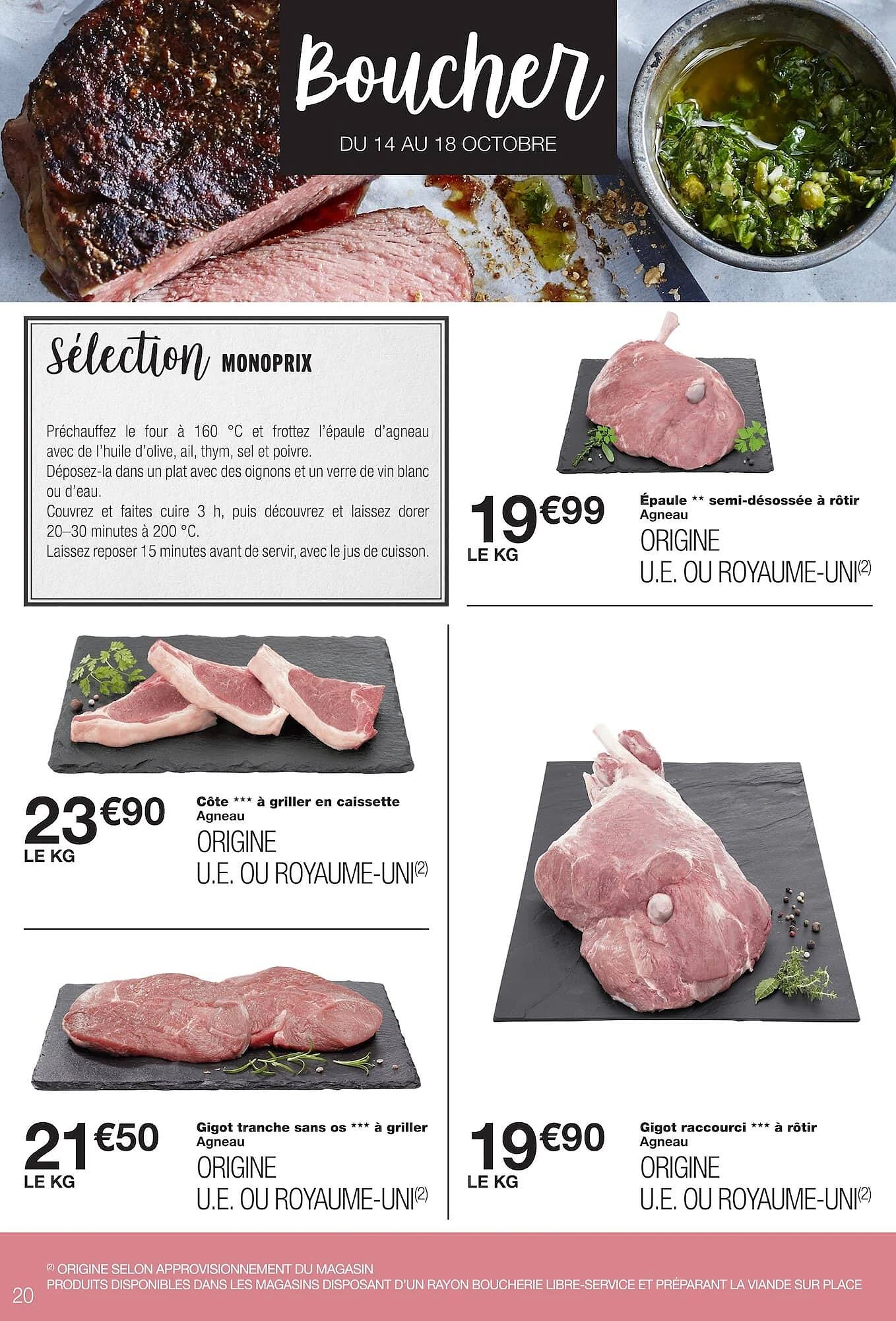 Catalogue Monoprix du 6 au 18 octobre 2026, page 20 sur 79