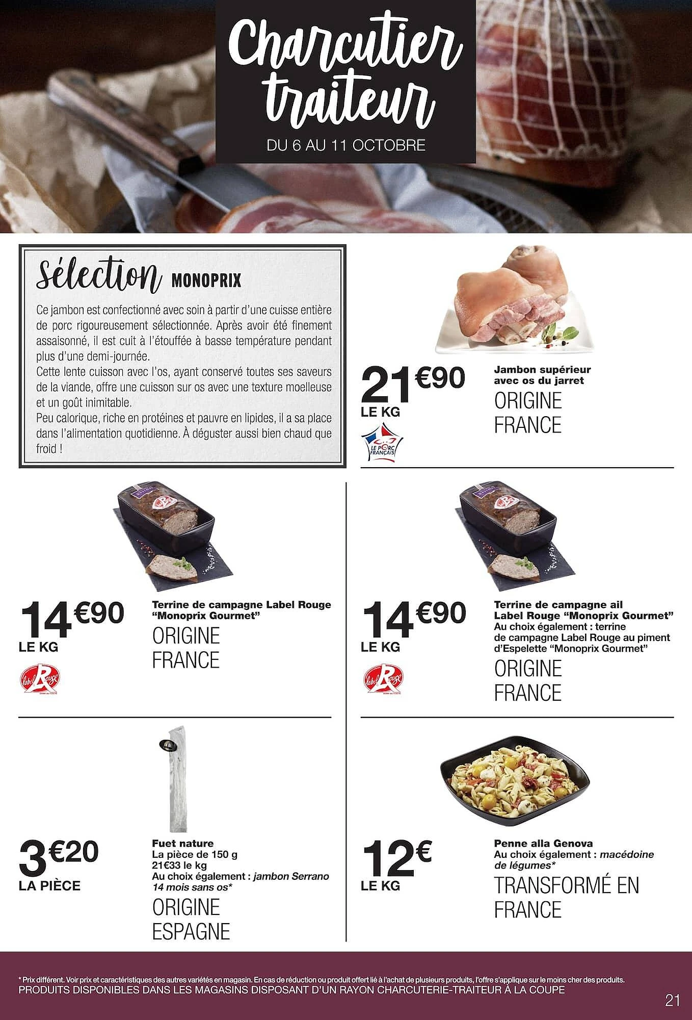 Catalogue Monoprix du 6 au 18 octobre 2026, page 21 sur 79