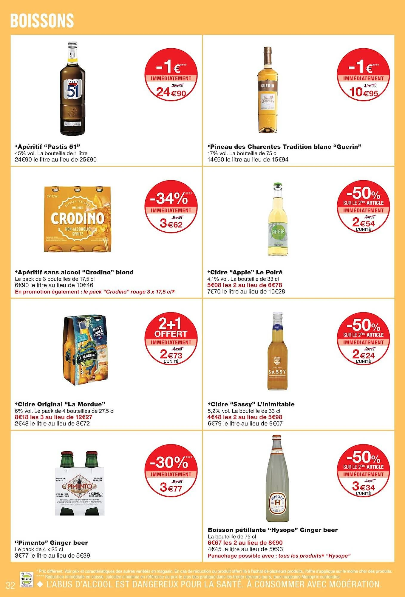 Catalogue Monoprix du 6 au 18 octobre 2026, page 32 sur 79