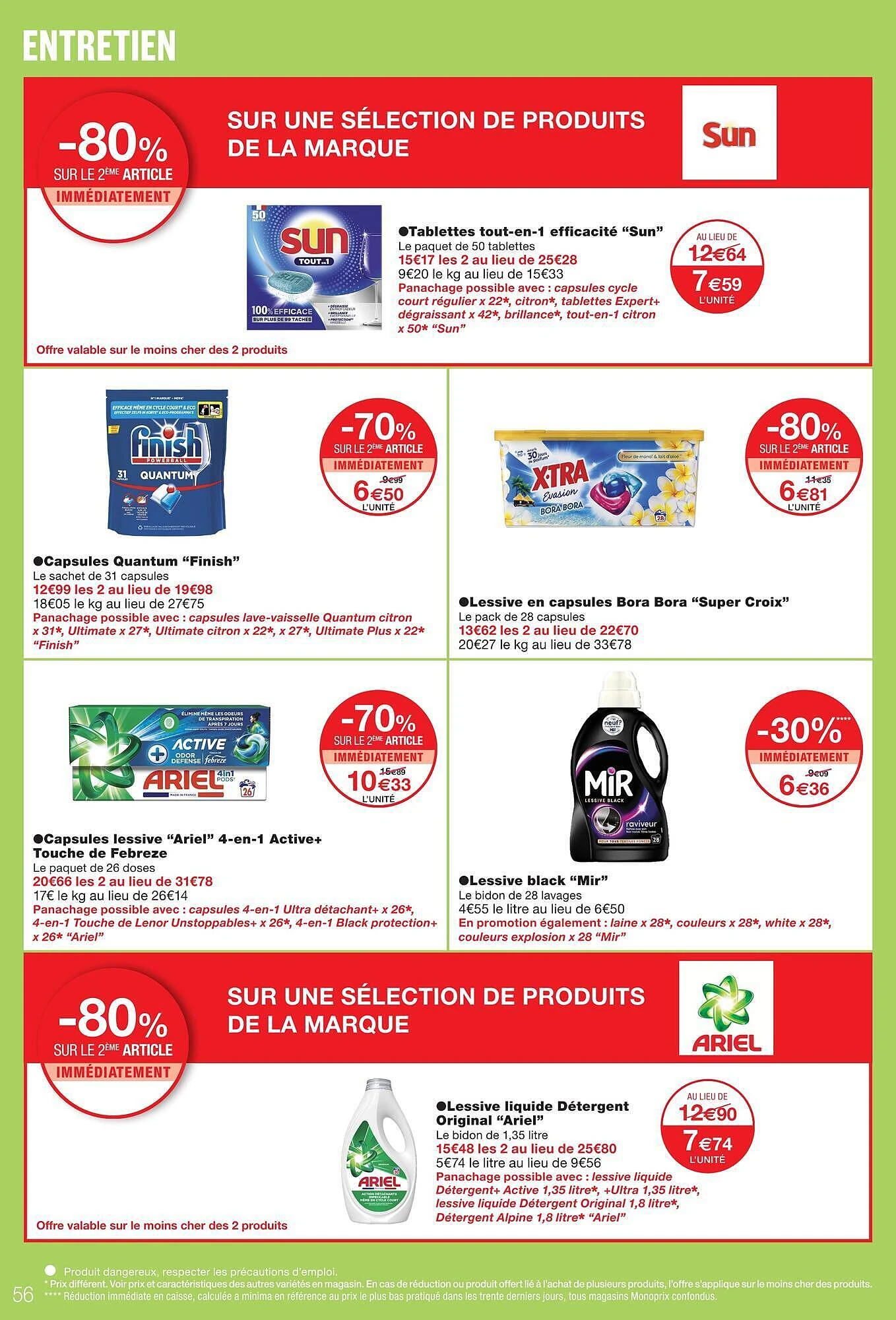 Catalogue Monoprix du 6 au 18 octobre 2026, page 56 sur 79