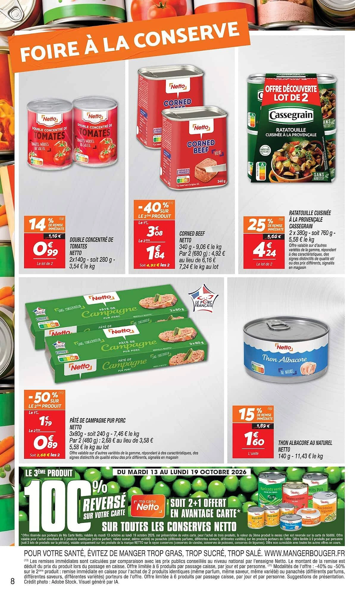 Catalogue Netto du 13 au 19 octobre 2026, page 8 sur 24
