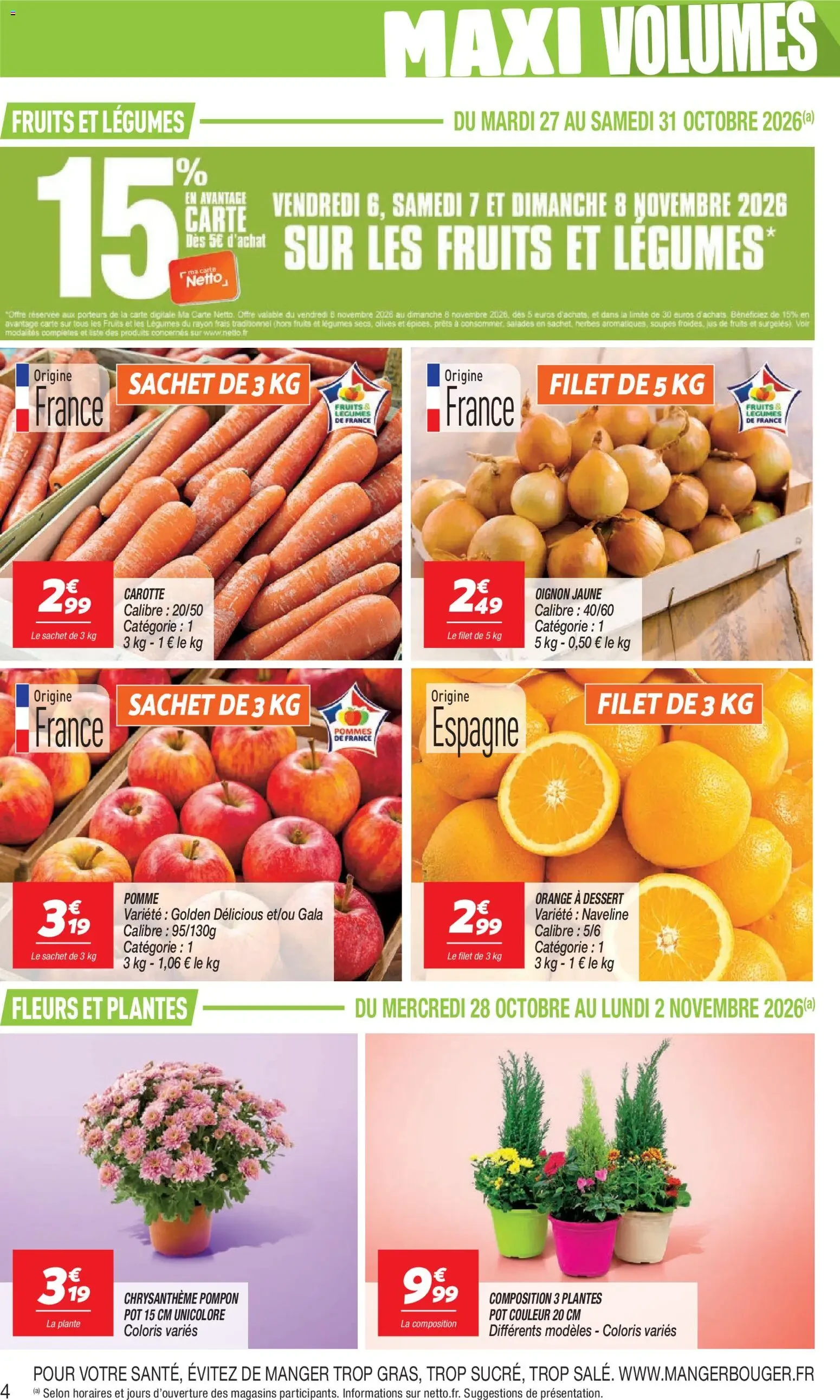 Catalogue Netto du 27 octobre au 9 novembre 2026, page 4 sur 16