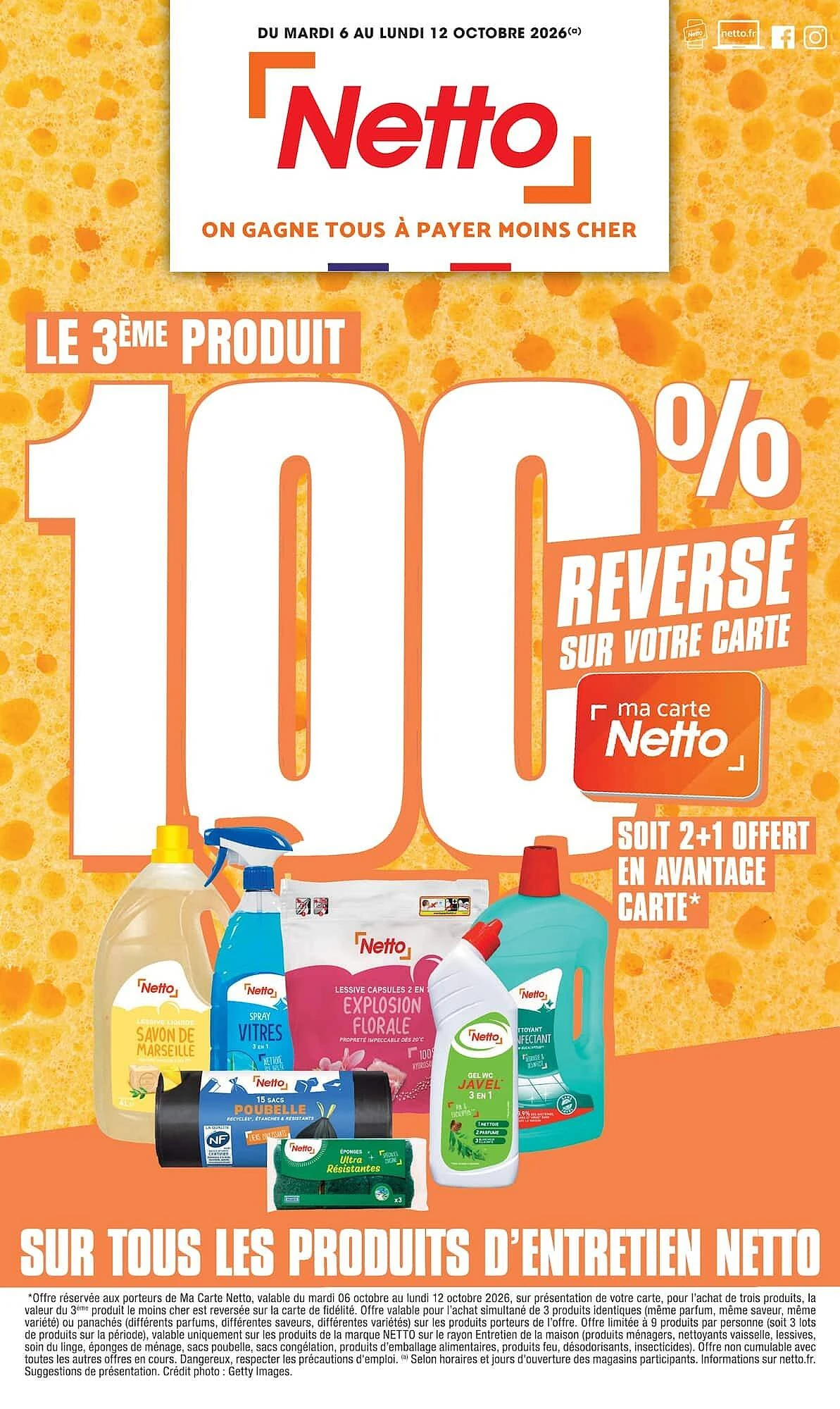Catalogue Netto du 6 au 12 octobre 2026, page 1 sur 24