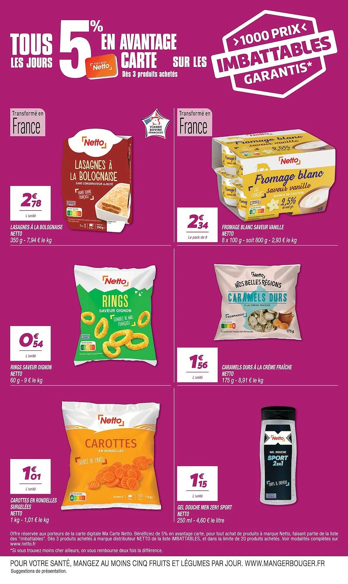 Catalogue Netto du 6 au 12 octobre 2026, page 3 sur 24
