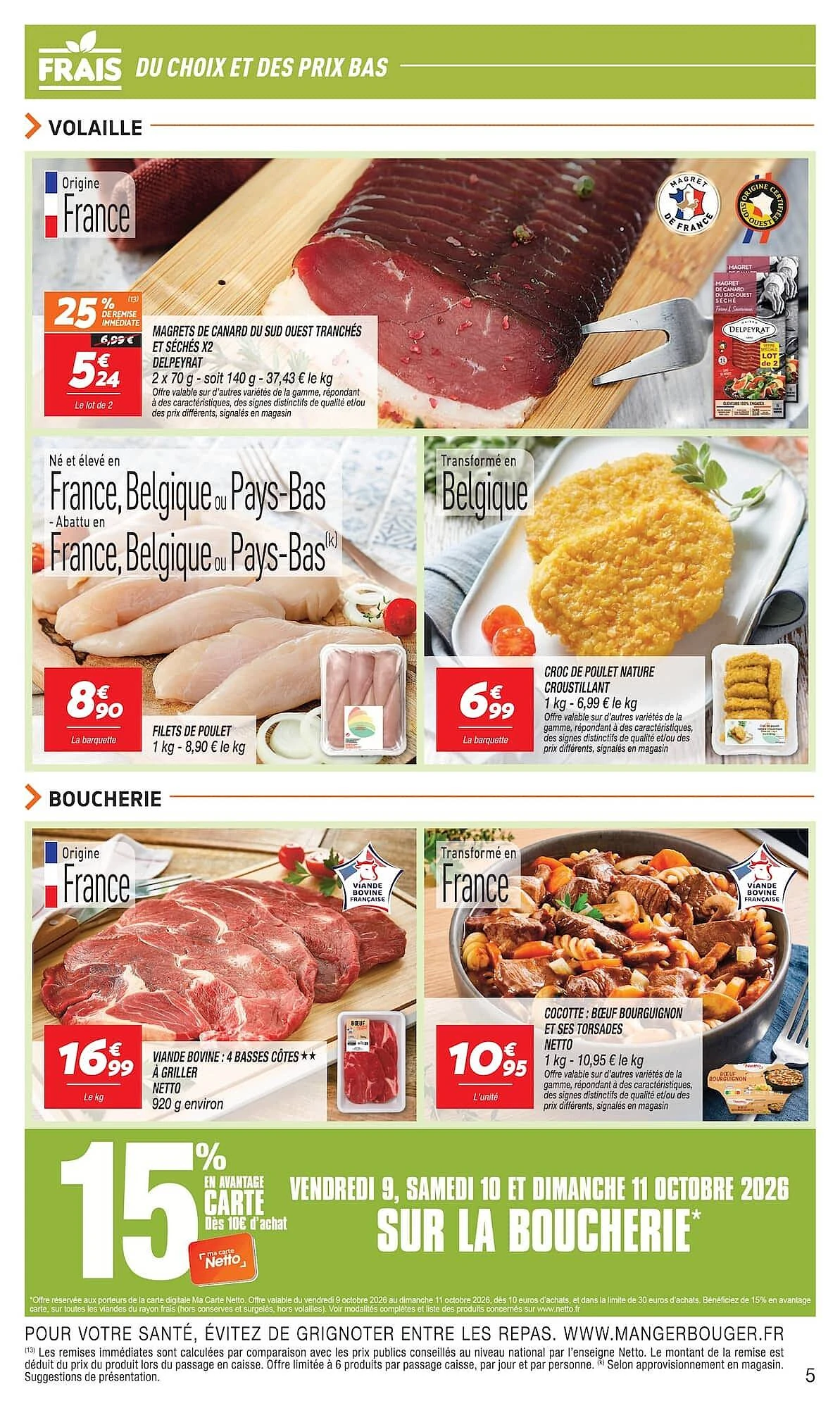 Catalogue Netto du 6 au 12 octobre 2026, page 5 sur 24