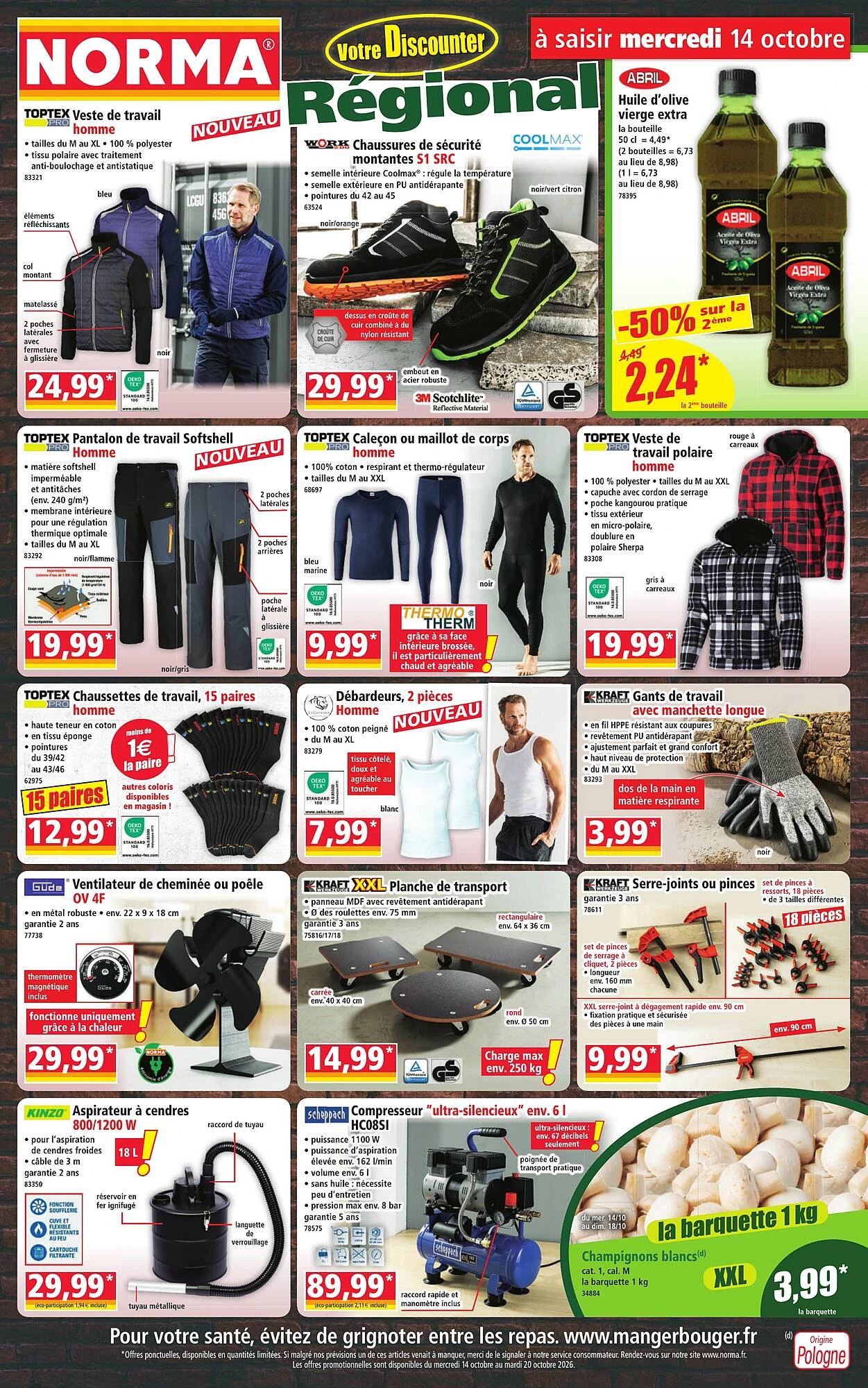 Catalogue Norma du 14 au 20 octobre 2026, page 1 sur 14