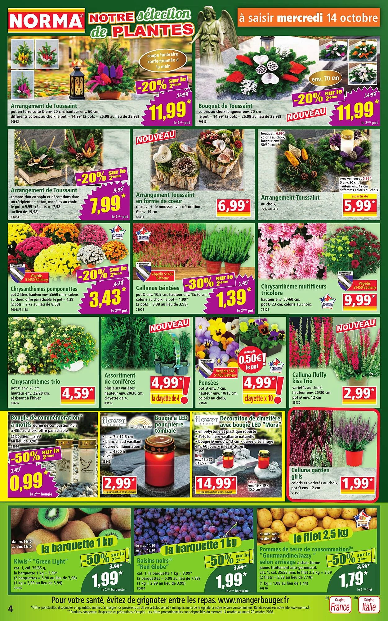 Catalogue Norma du 14 au 20 octobre 2026, page 4 sur 14