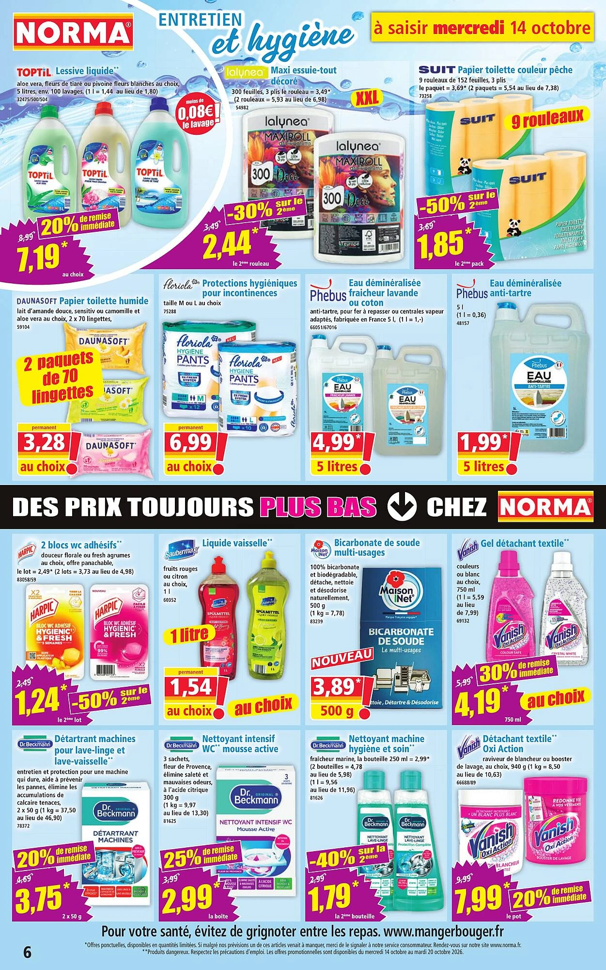 Catalogue Norma du 14 au 20 octobre 2026, page 6 sur 14