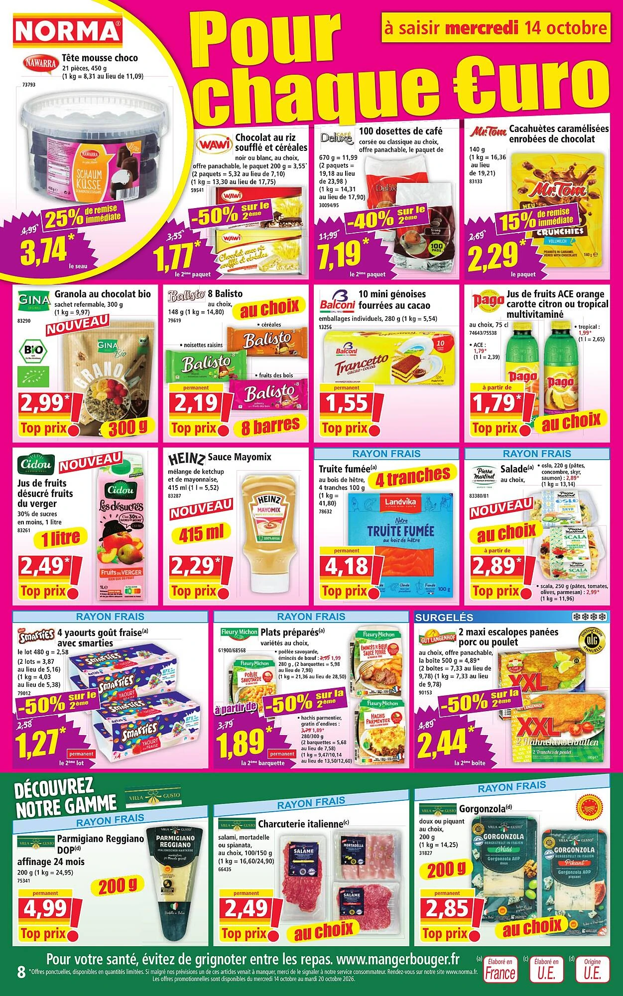 Catalogue Norma du 14 au 20 octobre 2026, page 8 sur 14