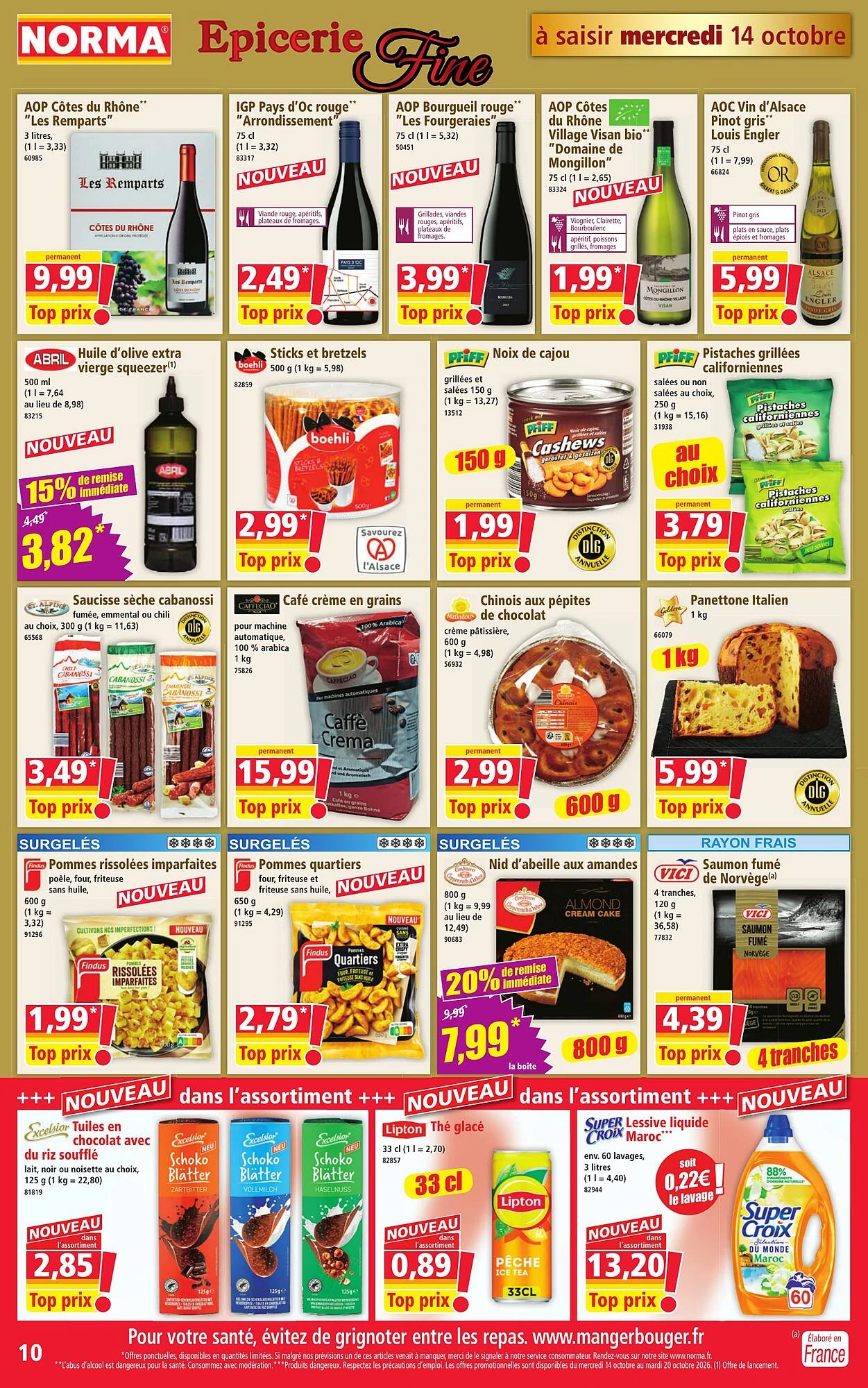 Catalogue Norma du 14 au 20 octobre 2026, page 10 sur 14