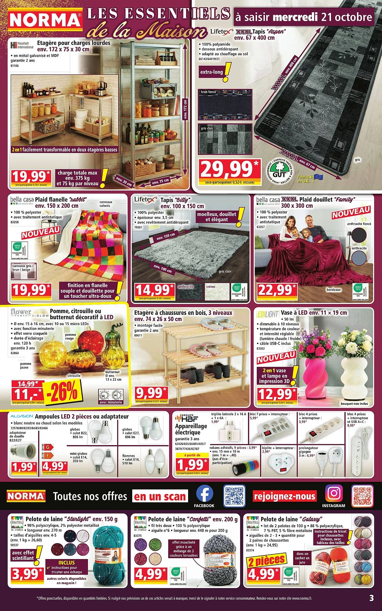 Catalogue Norma du 21 au 27 octobre 2026, page 3 sur 12