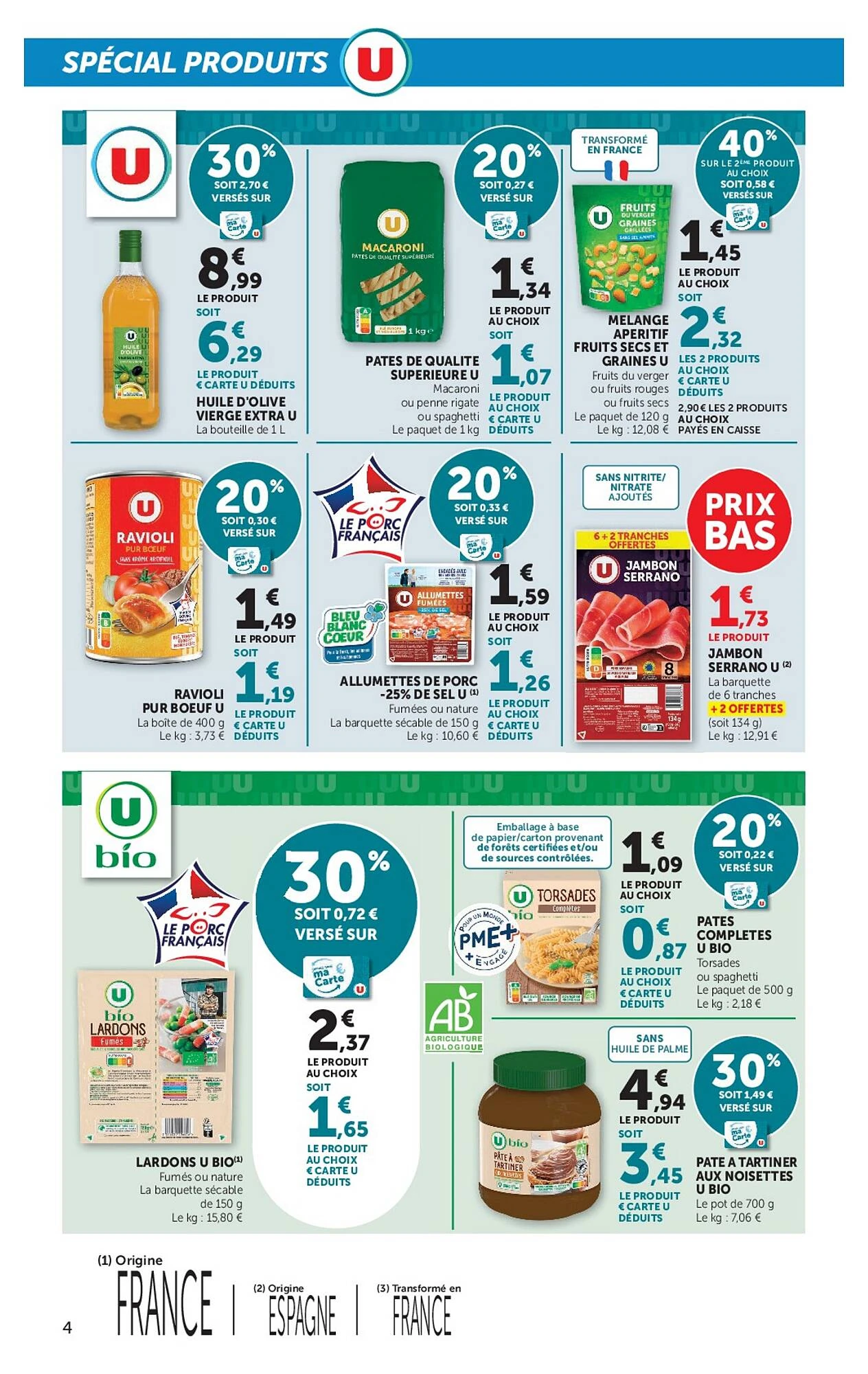 Catalogue Super U du 13 au 25 octobre 2026, page 4 sur 36