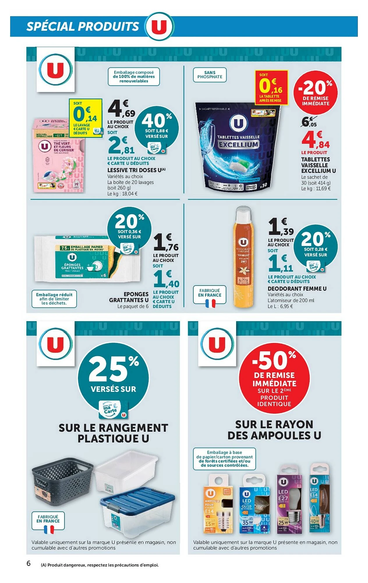Catalogue Super U du 13 au 25 octobre 2026, page 6 sur 36