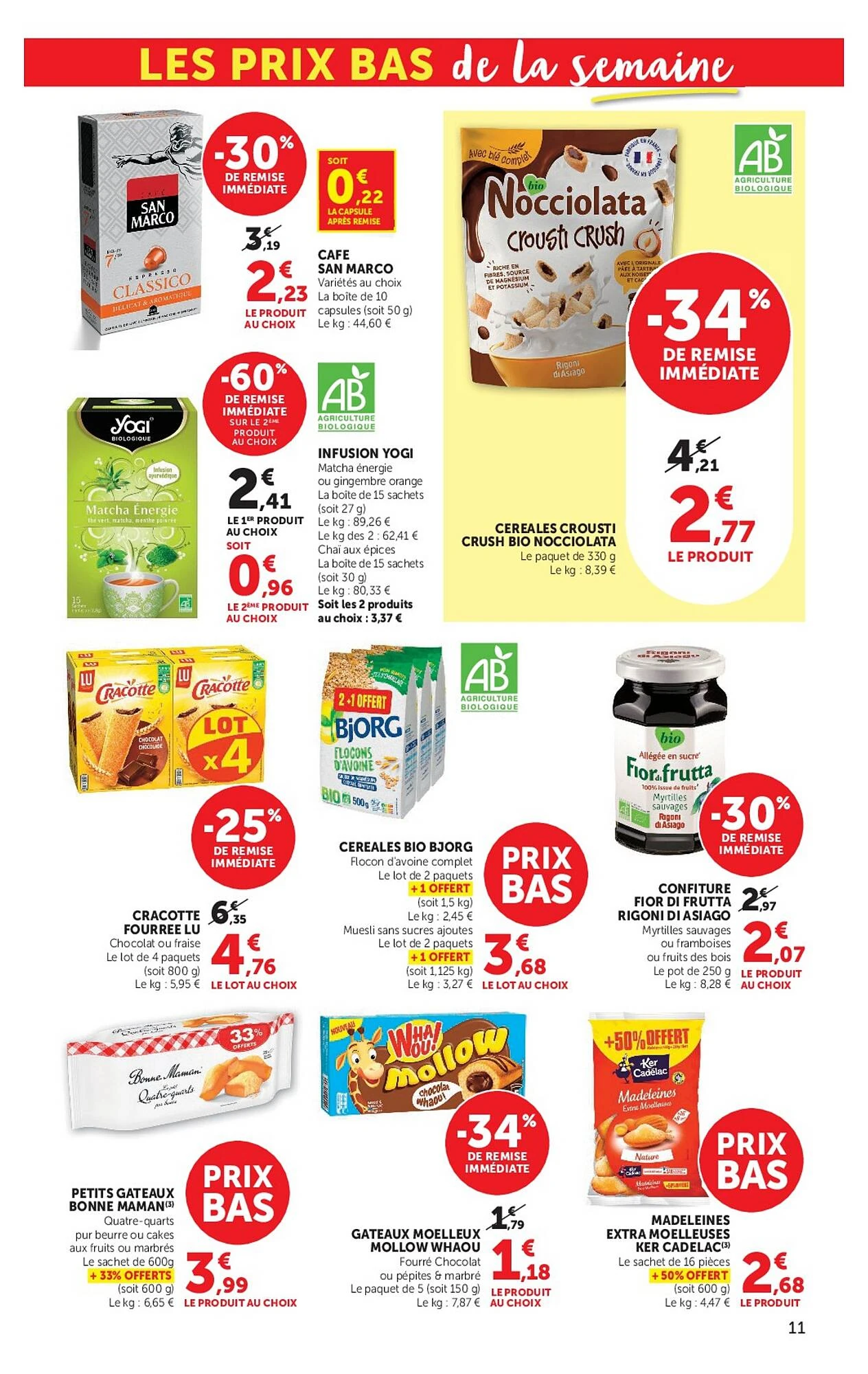 Catalogue Super U du 13 au 25 octobre 2026, page 11 sur 36
