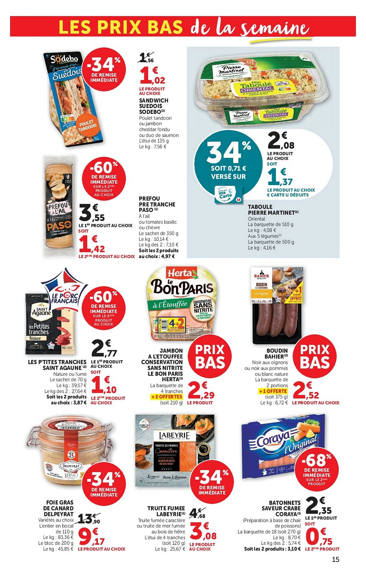Catalogue Super U du 13 au 25 octobre 2026, page 15 sur 36