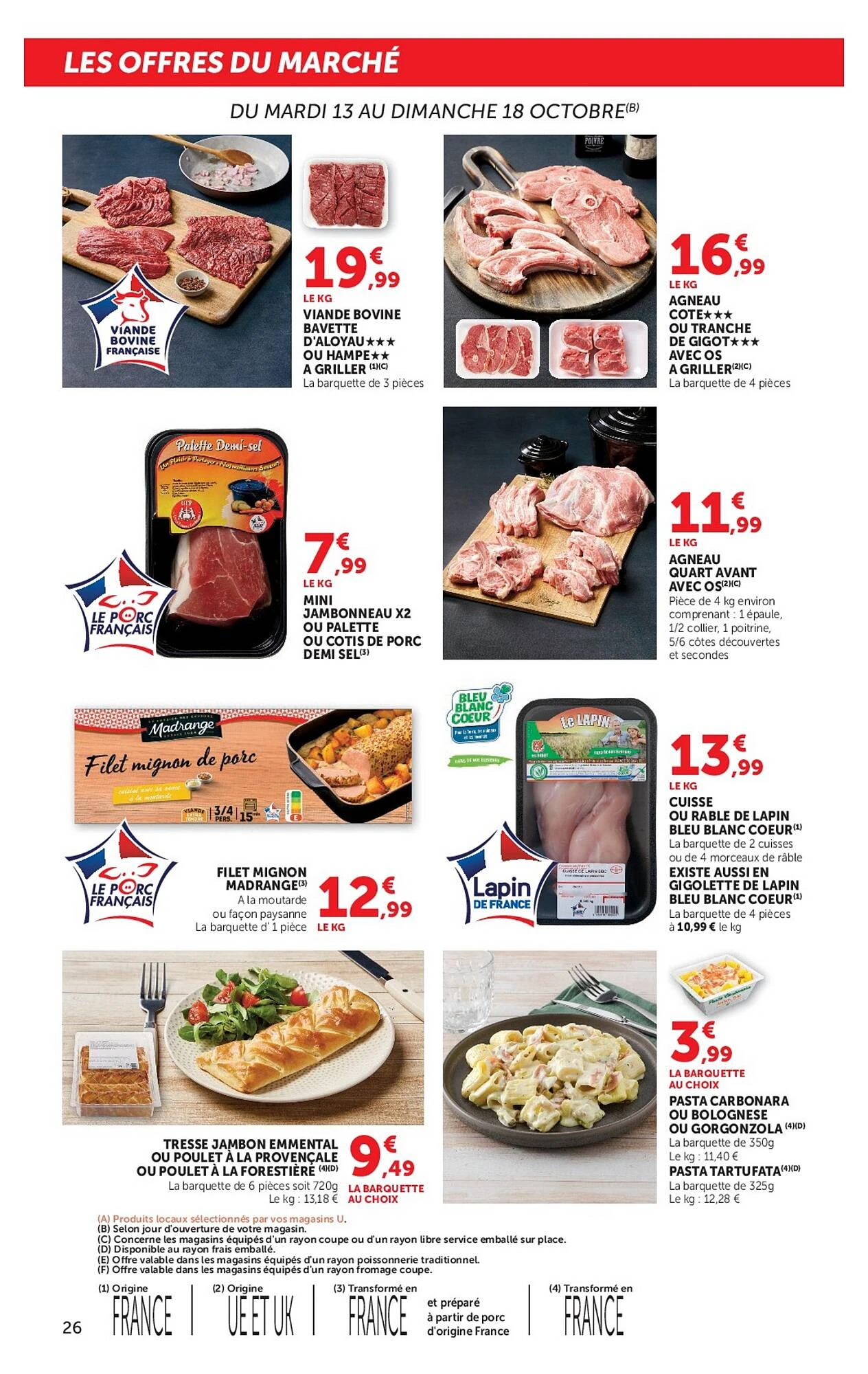 Catalogue Super U du 13 au 25 octobre 2026, page 26 sur 36