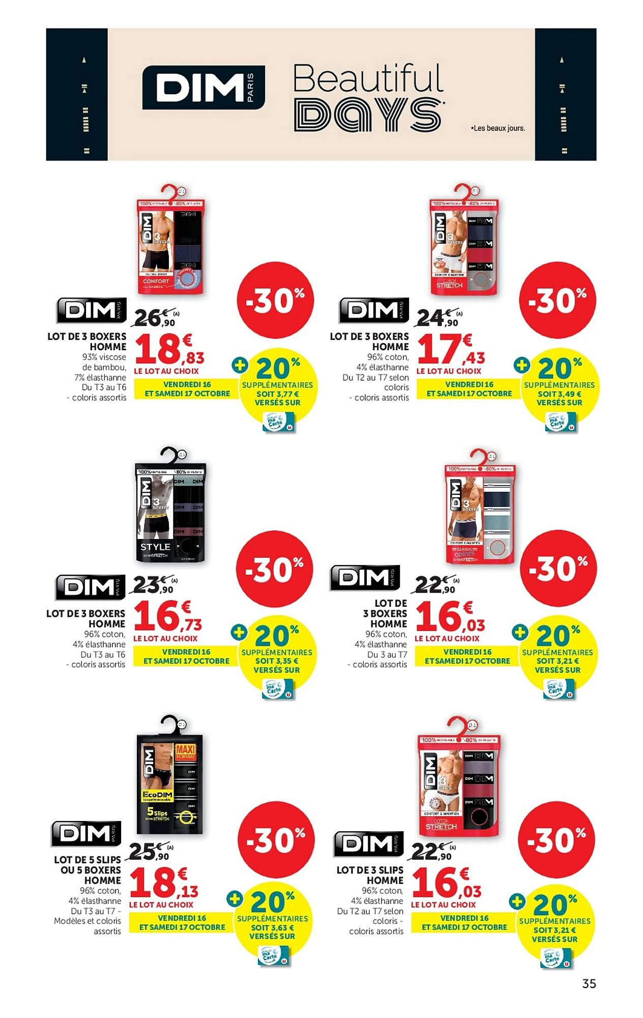 Catalogue Super U du 13 au 25 octobre 2026, page 35 sur 36