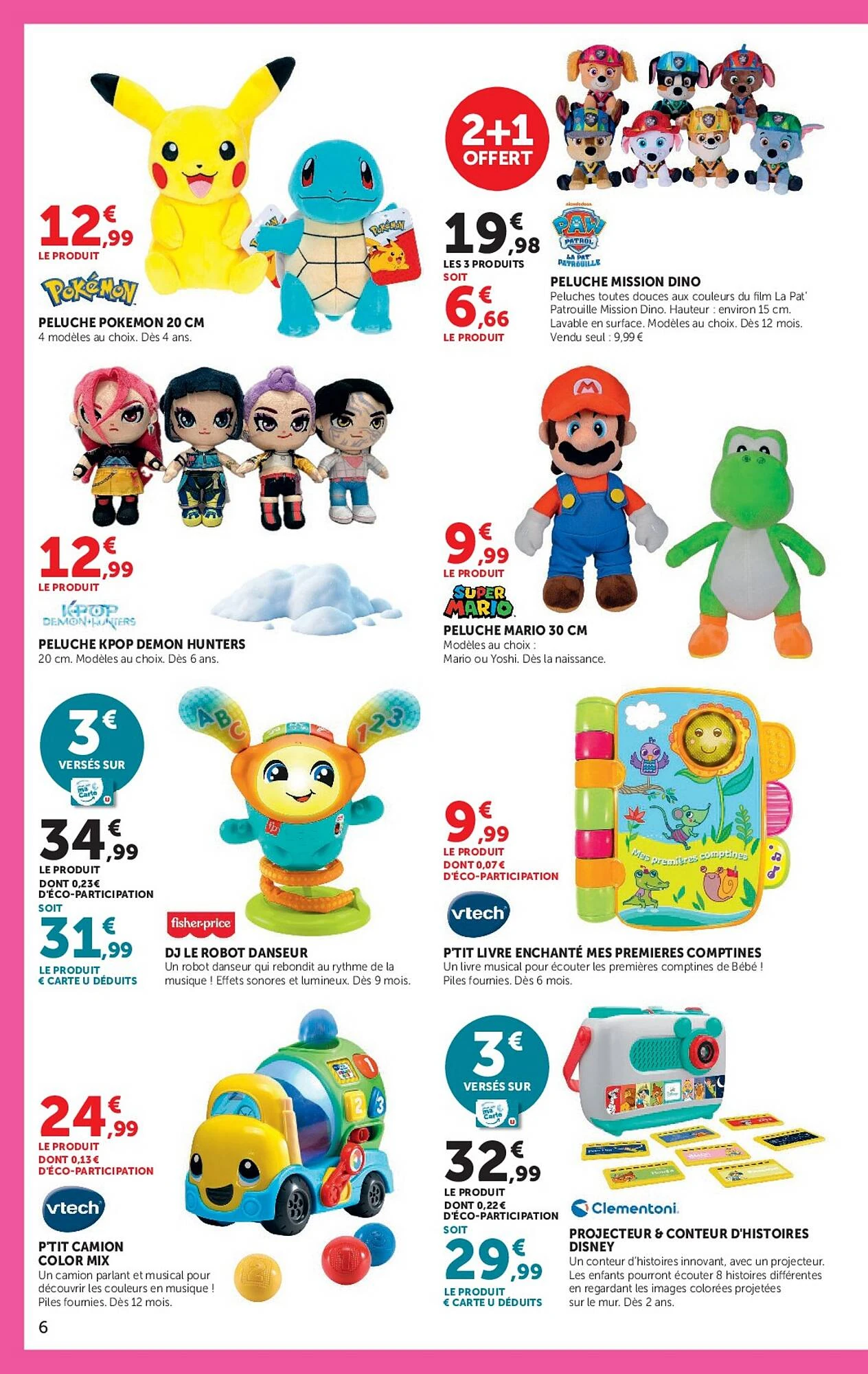 Catalogue Super U jouets de Noël du 20 octobre au 6 décembre 2026, page 6 sur 40