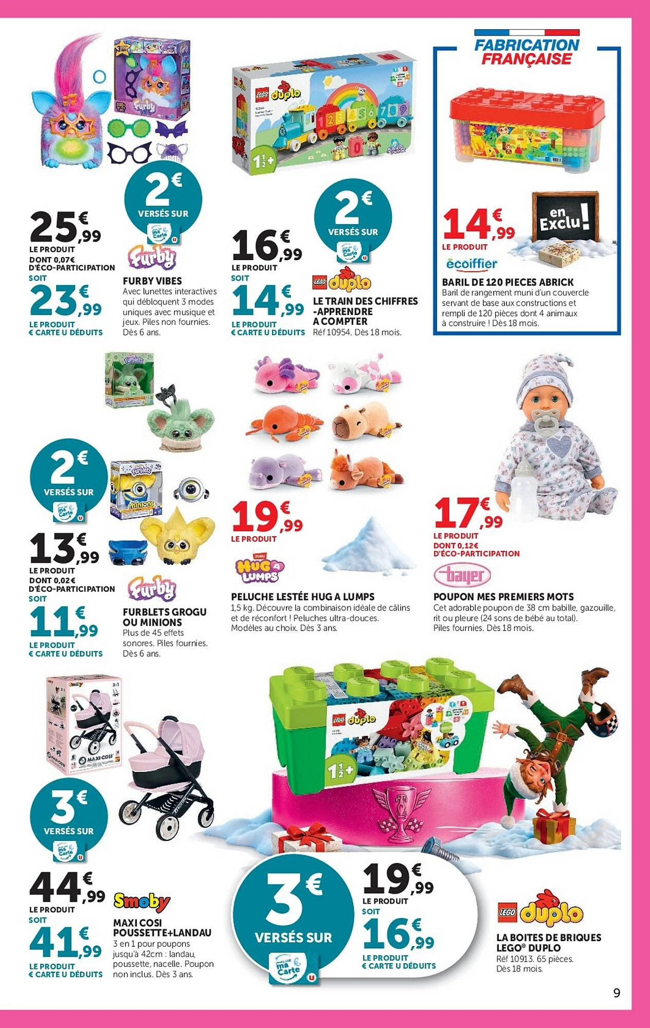 Catalogue Super U jouets de Noël du 20 octobre au 6 décembre 2026, page 9 sur 40