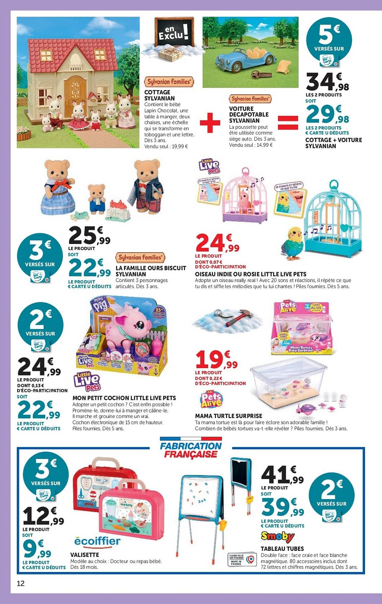 Catalogue Super U jouets de Noël du 20 octobre au 6 décembre 2026, page 12 sur 40