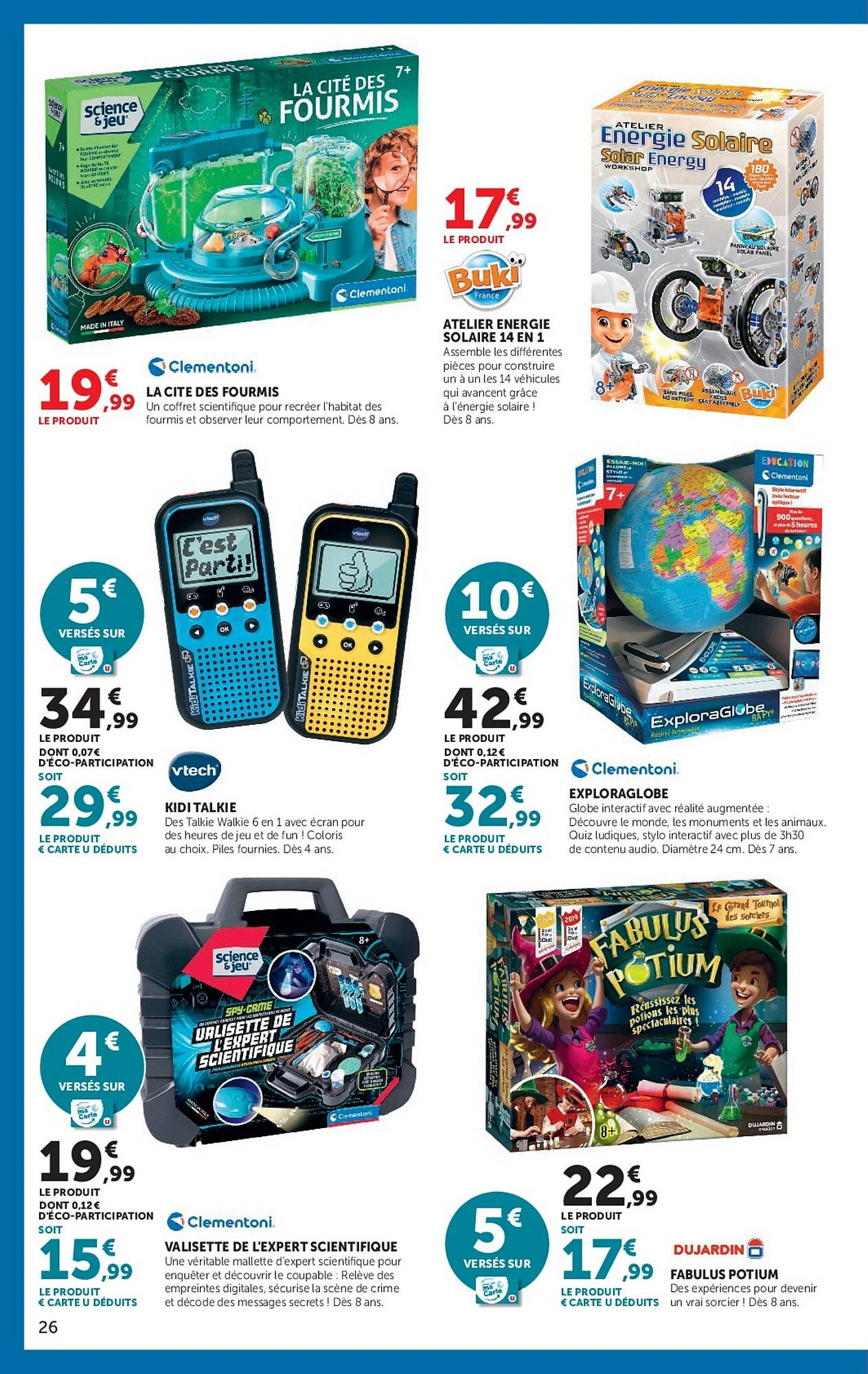 Catalogue Super U jouets de Noël du 20 octobre au 6 décembre 2026, page 26 sur 40