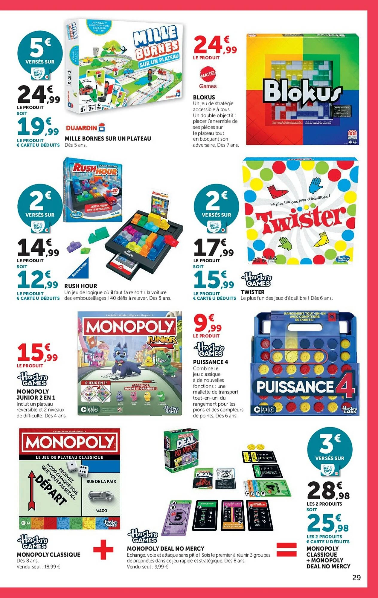 Catalogue Super U jouets de Noël du 20 octobre au 6 décembre 2026, page 29 sur 40