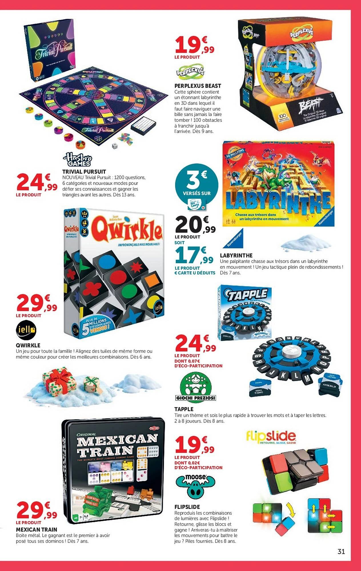 Catalogue Super U jouets de Noël du 20 octobre au 6 décembre 2026, page 31 sur 40