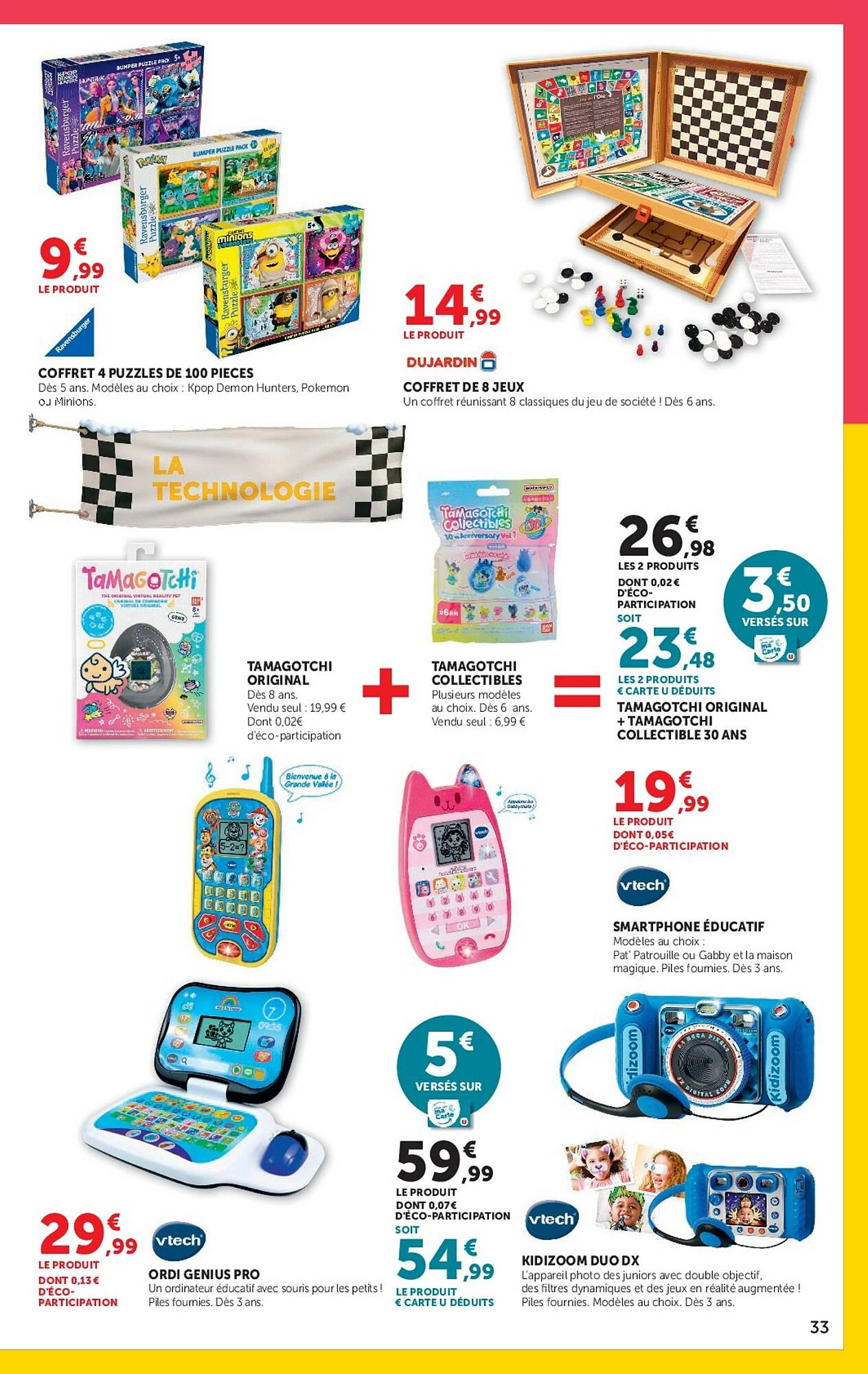 Catalogue Super U jouets de Noël du 20 octobre au 6 décembre 2026, page 33 sur 40
