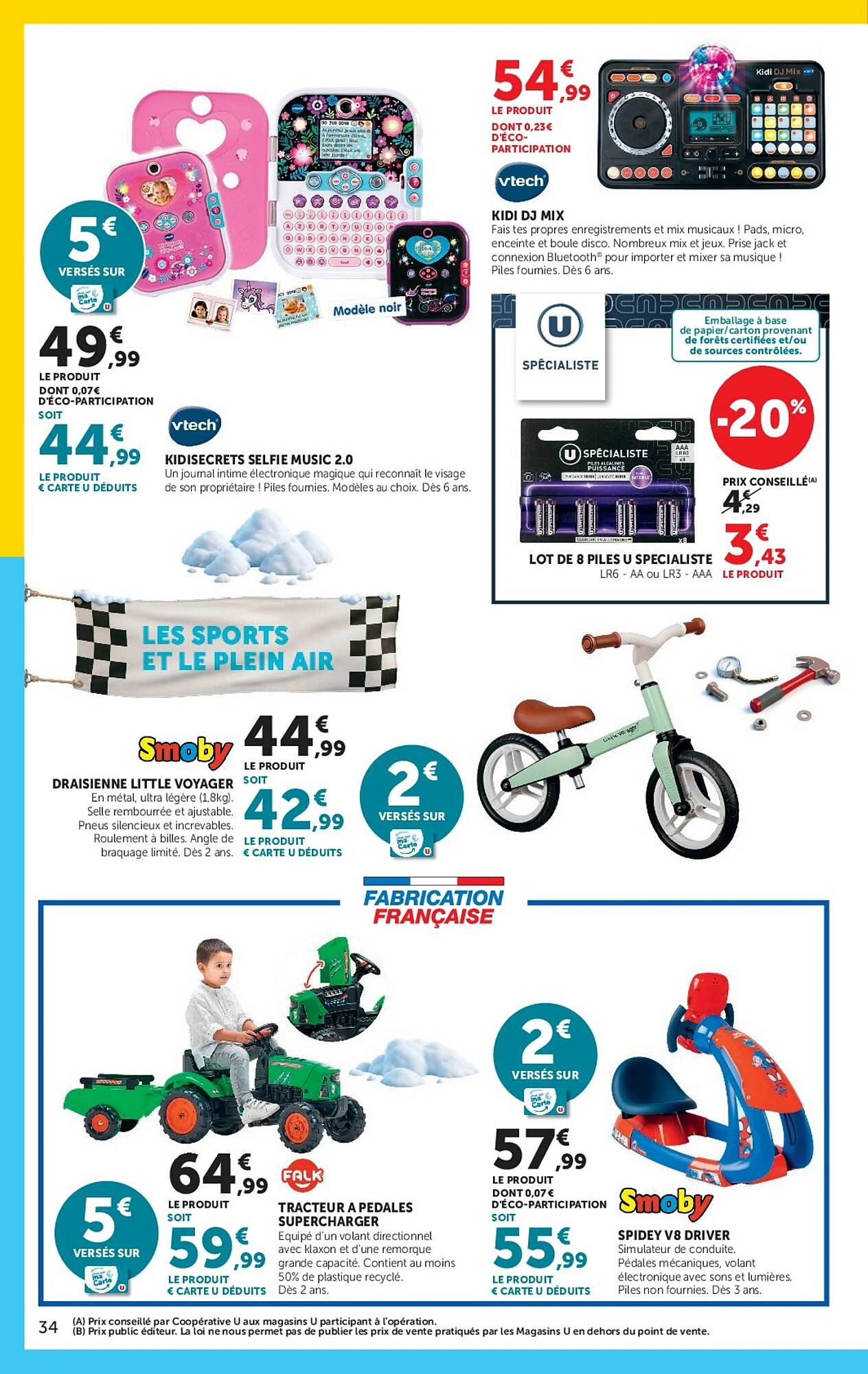 Catalogue Super U jouets de Noël du 20 octobre au 6 décembre 2026, page 34 sur 40